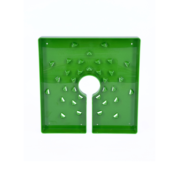 Green square pot lid 20 cm