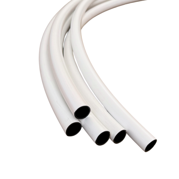 White polyethylene pipe (25 mm/1 m)