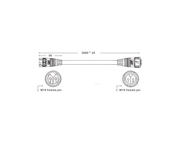 Cables de extensión 5 m Driver Remote Zeus (2 uds) - Imagen 3