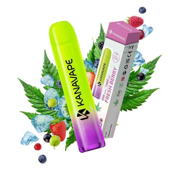 Vaporizador desechable fresh berry Kanavape