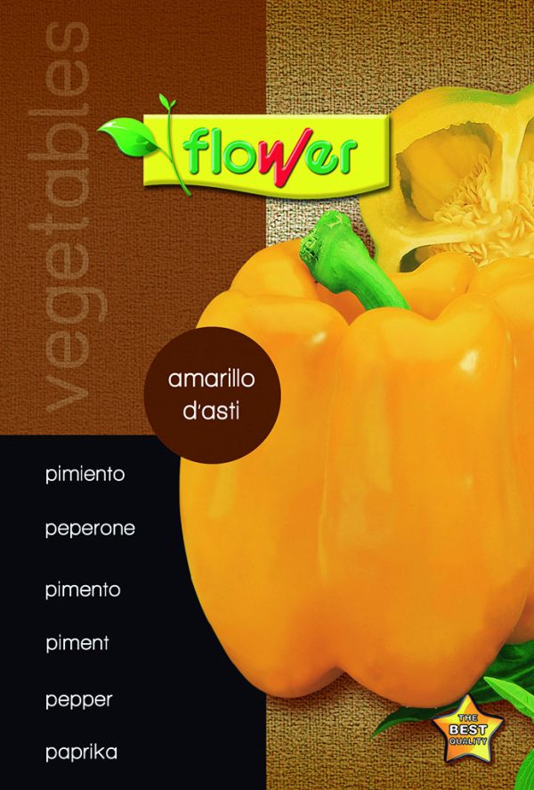 Yellow pepper from Asti