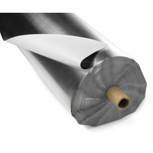 Plástico Mylar Diamante/Blanco Lightite EG (1,25 m x 100 m x 75 µm)