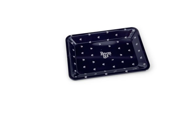 Bandeja de metal negra 180x125mm Poppins Lab