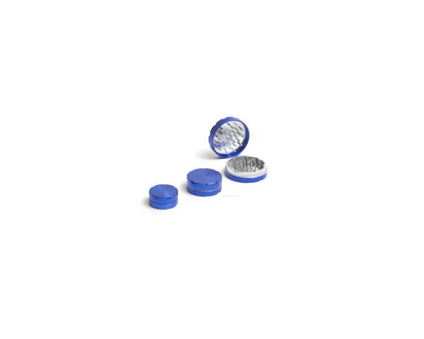 Grinder de luxe 2 partes azul (50mm) - Image 2