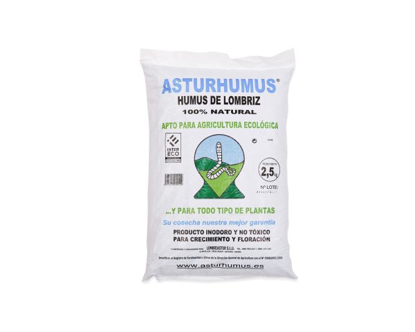 Humus de lombriz 20 L (10 kg) Asturhumus