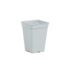 Maceta cuadrada blanca (22 x 22 x 27 cm) (25 uds ) (11 L) - Imagen 4
