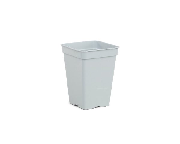Maceta cuadrada blanca (22 x 22 x 27 cm) (25 uds ) (11 L) - Image 4