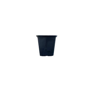 Maceta cuadrada negra ECO (13 x 13 x 13 cm) 1 L (100 uds)