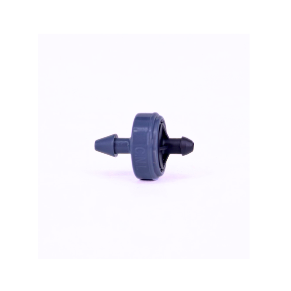 Self-compensating and anti-drain dripper 4 l/h (grey)