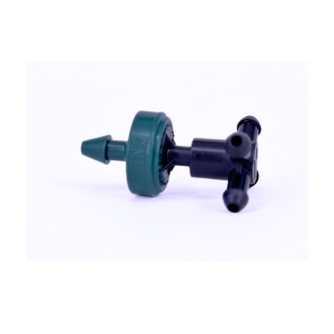 Gotero 8 l/h autcompensante y antidrenante con distribuidor de cuatro salidas