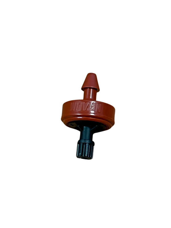 2 l/h self-compensating and anti-drain dripper