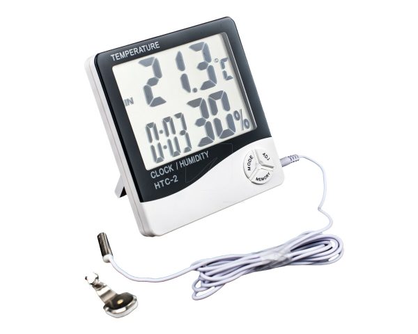 VDL large screen thermohygrometer (with probe)