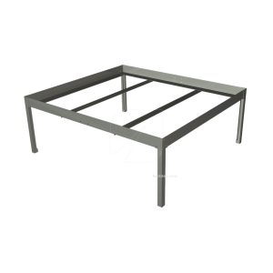 Soporte para bandeja negra (0,6 x 0,6 m)