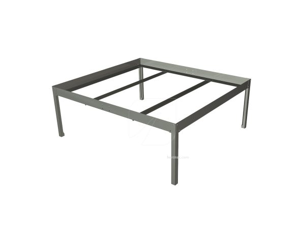Soporte para bandeja negra (0,6 x 0,6 m)