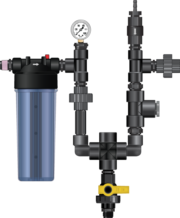 Kit para monitor guardian in-line 3/4" Dosatron