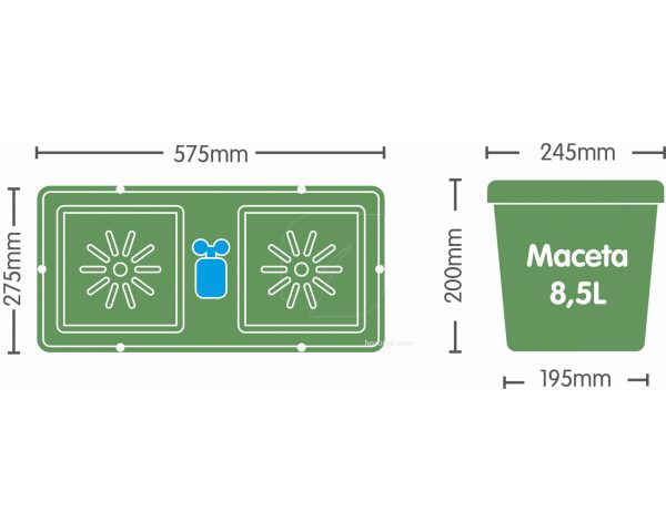 Easy2grow 100 (maceta 8,5l) - Image 3