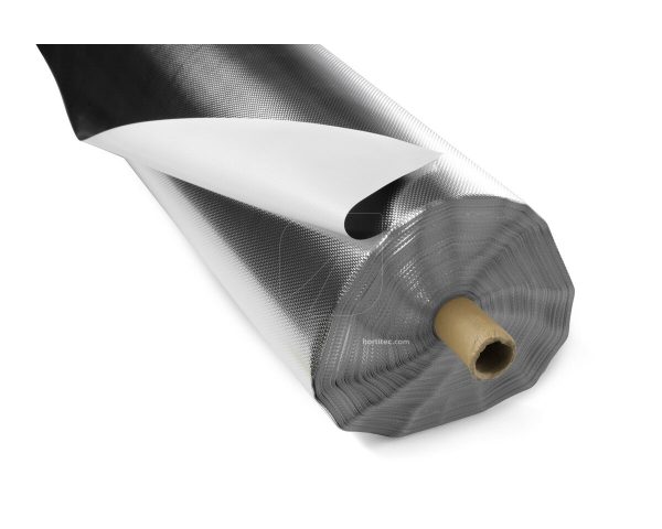 Plástico Mylar Diamante/Blanco Lightite EG (1,25 m x 100 m x 75 µm)