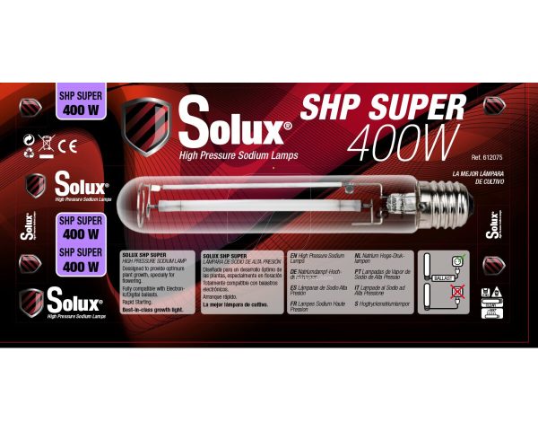 400 W super HPS Solux bulb