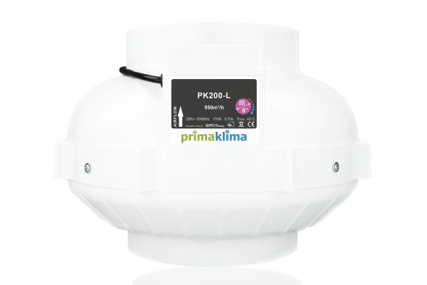 Extractor pk 200 mm-L 1 vel (950 m³/h)