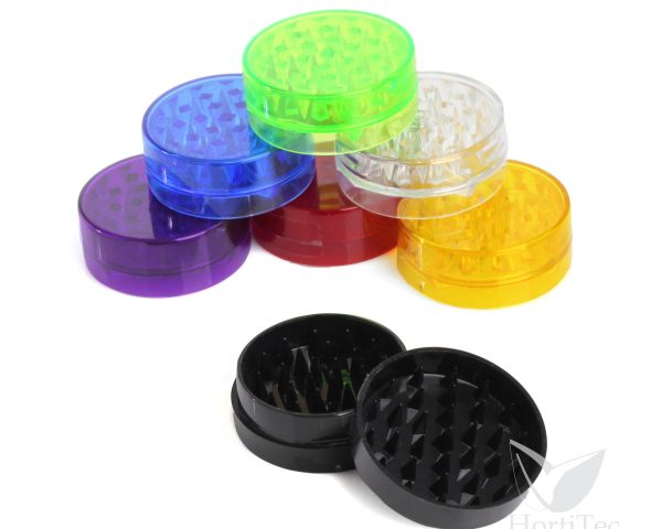 Grinder pequeño translucido rojo