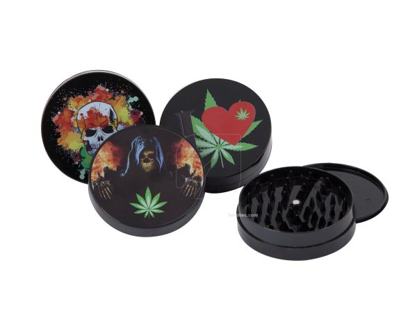 Grinder grande negro opaco