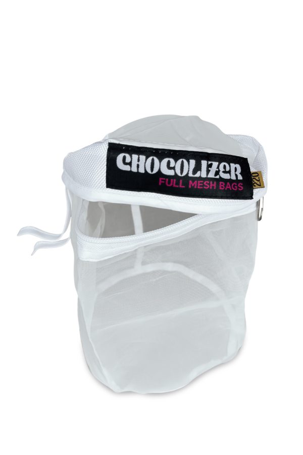 Zip full mesh washing bag - 19 L 220 microns chocolizer Poppins Lab