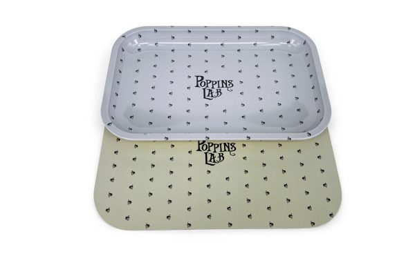 Bandeja de metal beige 288x188mm magnetic cover Poppins Lab