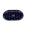 Black metal tray 130x80mm Poppins Lab