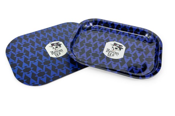 Bandeja de metal azul 180x140mm magnetic cover Poppins Lab
