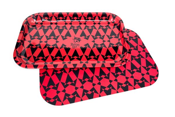 Bandeja de metal roja 288x188mm magnetic cover Poppins Lab
