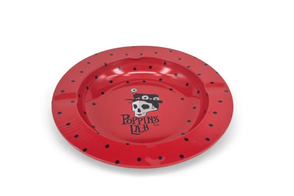 Cenicero de metal redondo puntos 138mm Poppins Lab