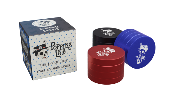 Grinder de aluminio 55 mm Poppins Lab