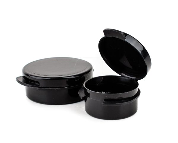 Bote 5 ml pe negro (1,5 x 2,5 cm) - Imagen 2