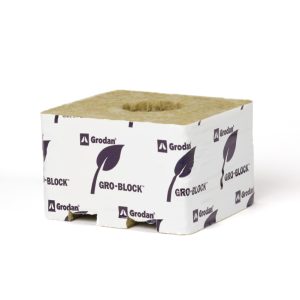 Grodan bloque 75x75x65 mm ag. grande improved