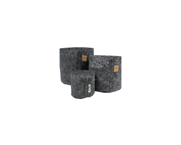 Root Pouch Charcoal (13 x 13 cm) 2,3 L sin asas