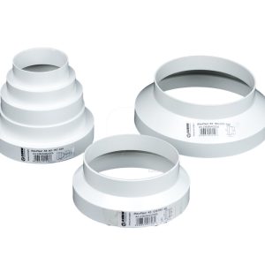 Plastic reduction coupling 80-150 mm Blauberg