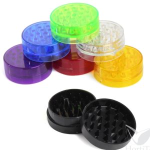 Grinder pequeño translucido rojo