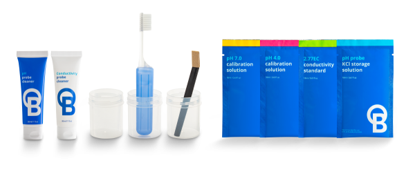 Kit limpieza y calibración de pH y conductividad