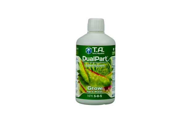 Dualpart grow agua dura 0.5 l terra aquatica