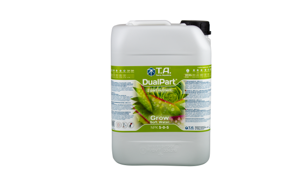 Dualpart grow agua blanda 10 l terra aquatica