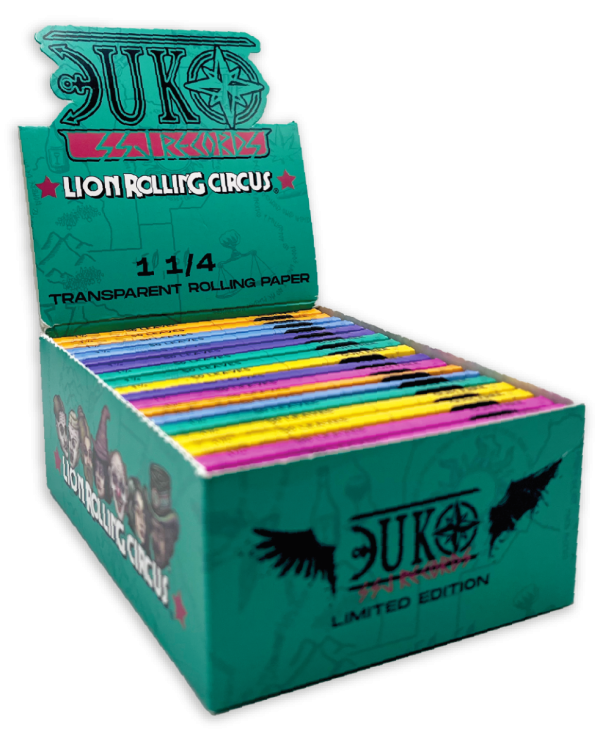 Duki brown lion rolling circus transparent 1,1/4