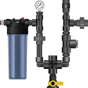 Kit para monitor guardian in-line 3/4" Dosatron