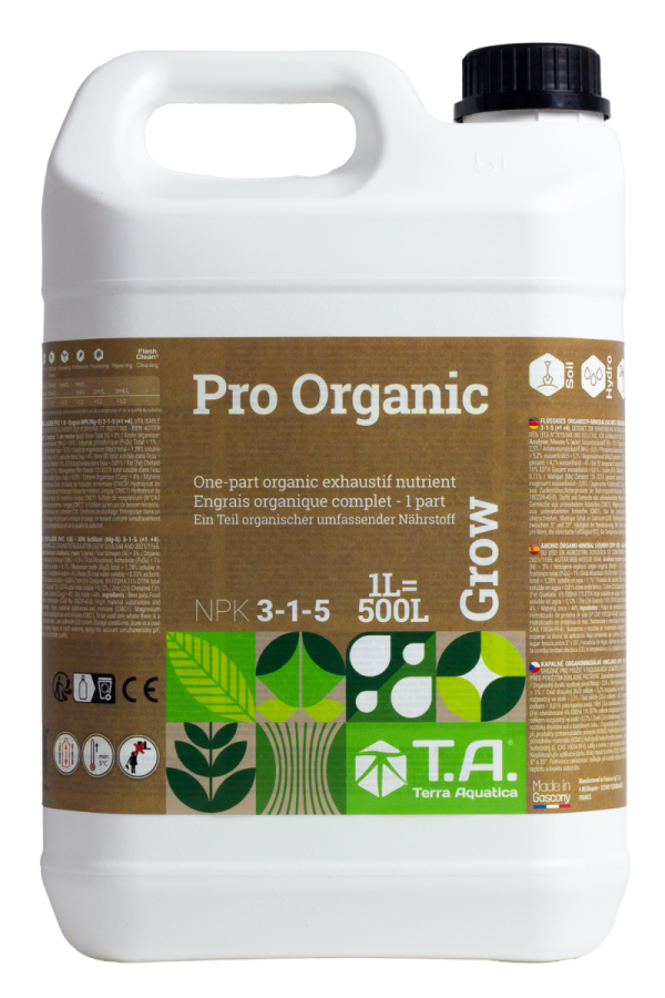 PRO Organic Grow 5 L (g.o prosperar e sevia) Terra Aquatica