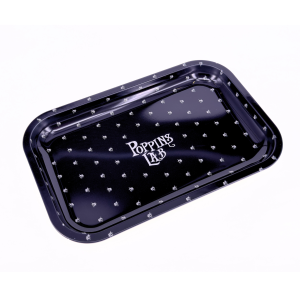 Bandeja de metal negra 275x175mm Poppins Lab