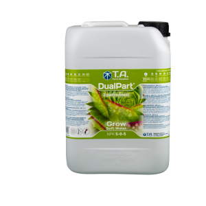 Dualpart grow agua blanda 10 l terra aquatica