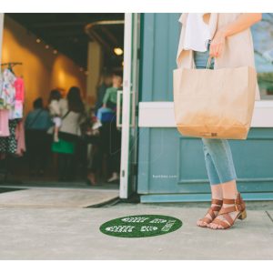 Vinilo suelo largo rojo esp