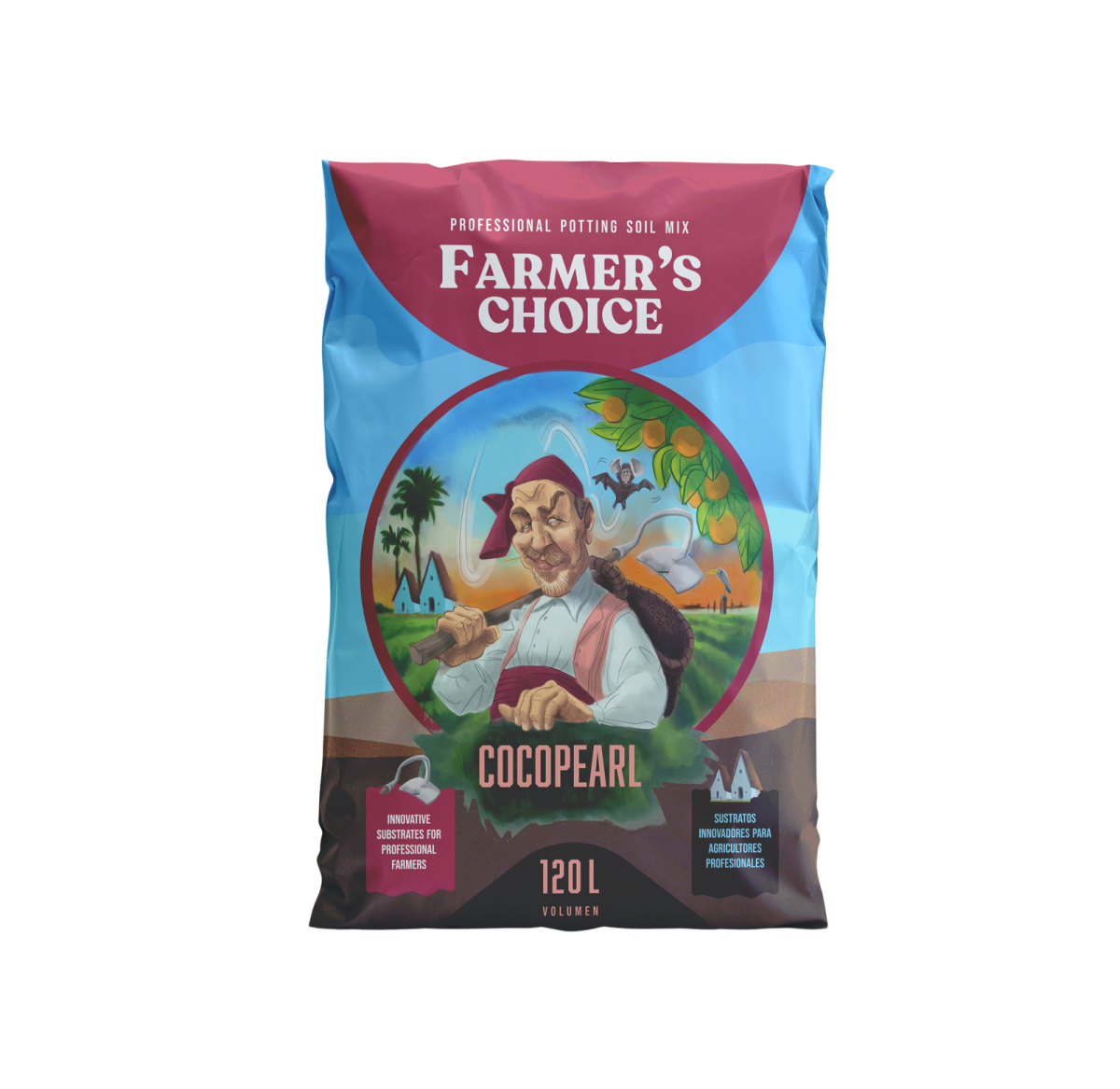 Sustrato Cocopearl 50 L Farmer's Choice