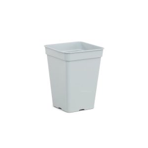 Maceta cuadrada blanca (18 x 18 x 25 cm) (45 uds) (5,5 L)