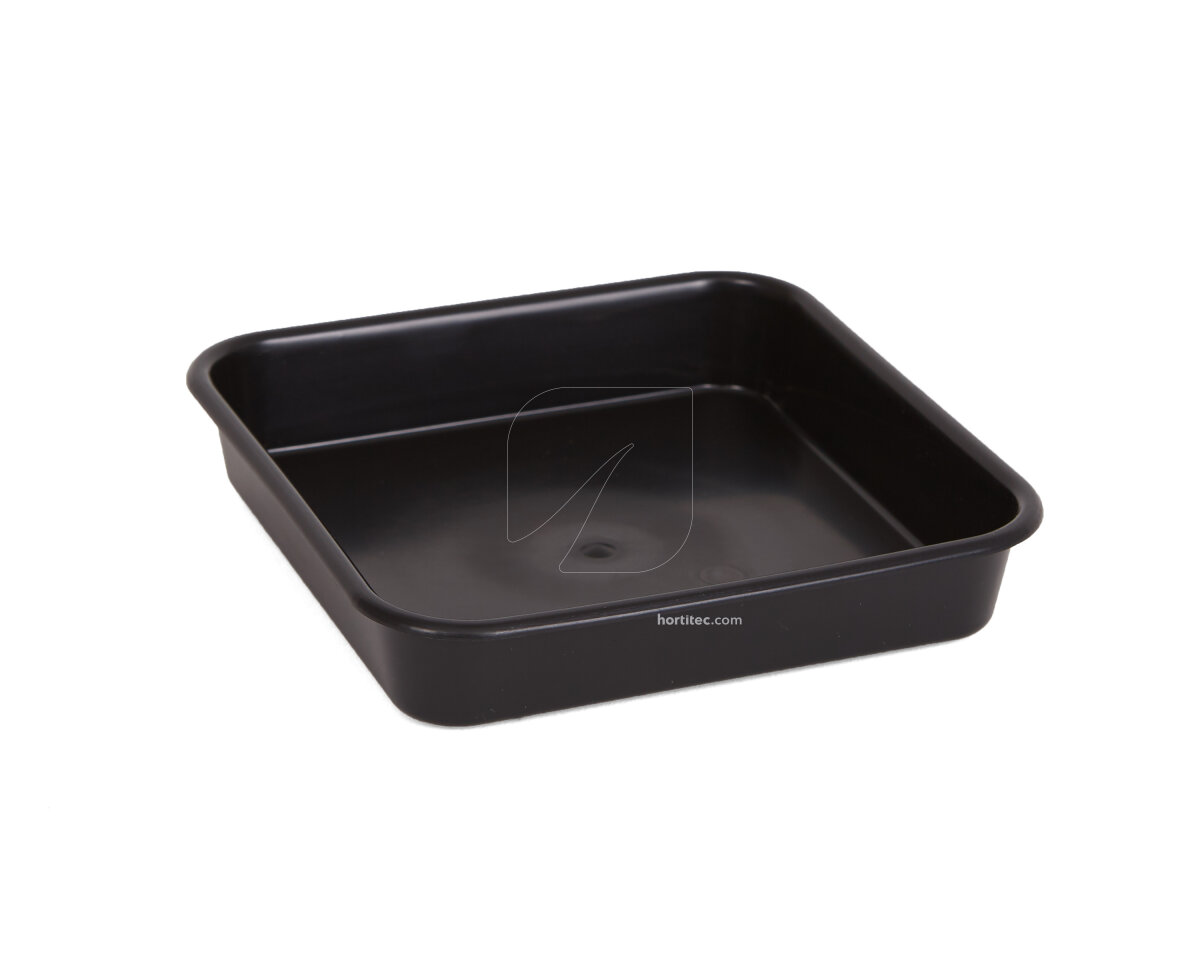 Plato cuadrado compatible con maceta 20/22 cm (25 uds)