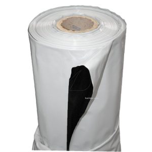 Plástico reflectante blanco y negro grueso